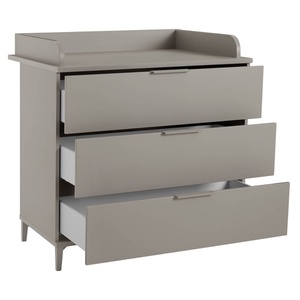 Chest of drawers 3D incl. changing board 94,7x87,9x52,4cm BROTHER STU Yuny by Paidi taupe