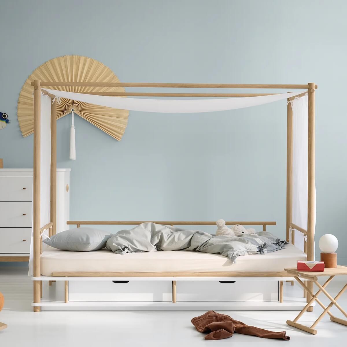 Ciel de lit baldaquin KYOTO Oliver Furniture blanc