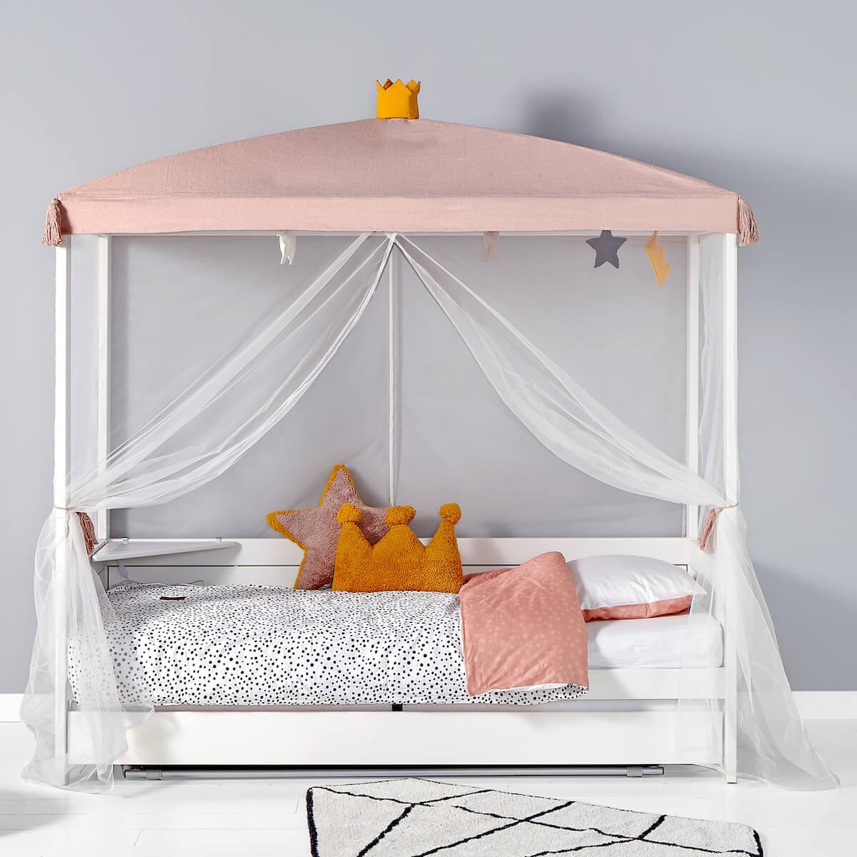 Ciel de lit baldaquin PRINCESS Lifetime rose