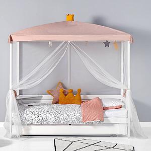 Ciel de lit baldaquin PRINCESS Lifetime rose