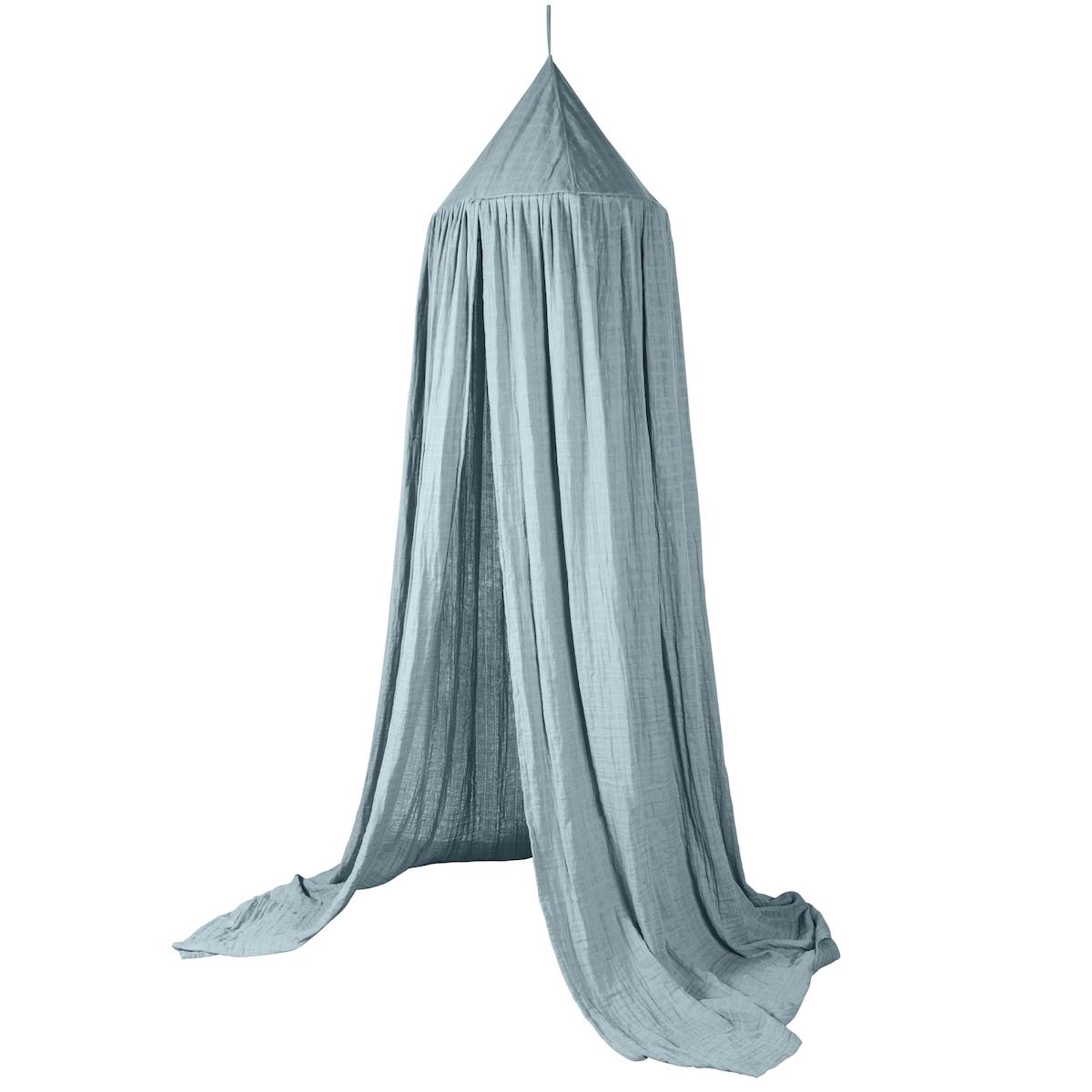 Ciel de lit EUCALYPTUS Sebra bleu