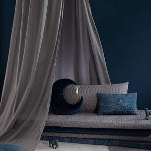 Ciel de lit VERA Nobodinoz Slate Grey