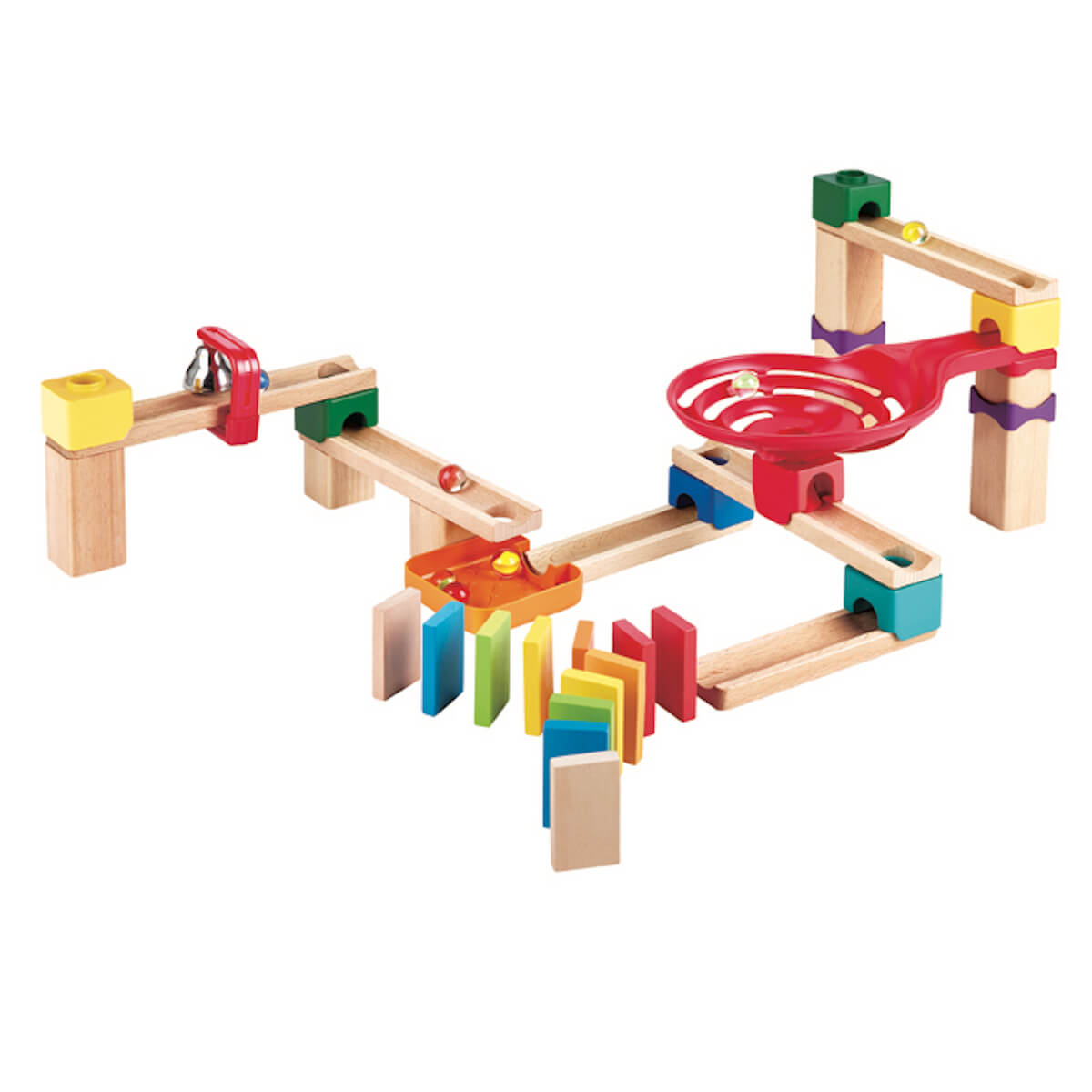 Circuit de billes rallye dominos Hape