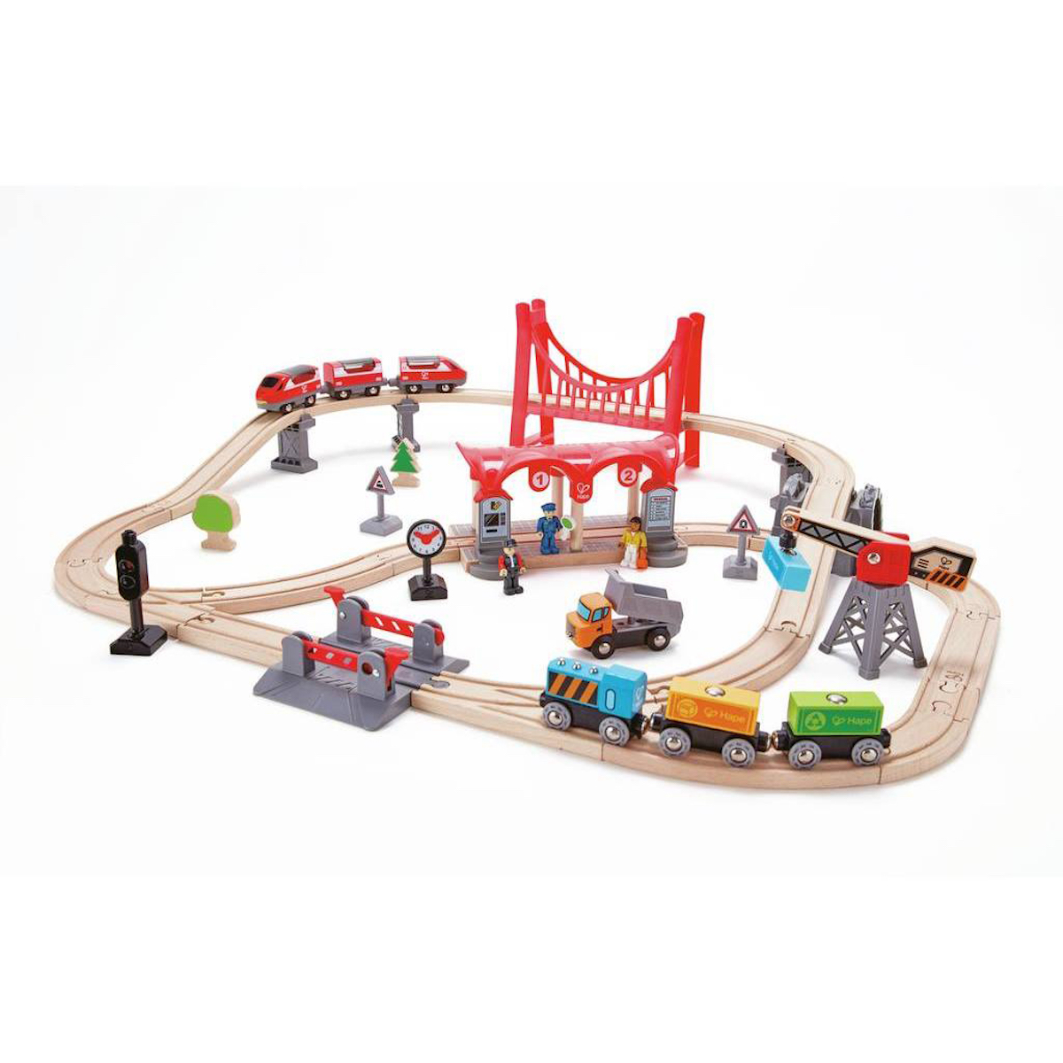 Circuit de train BUSY CITY RAIL Hape