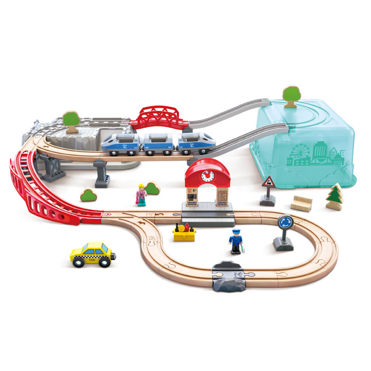 Circuit de train CITY TRAIN BUCKET Hape