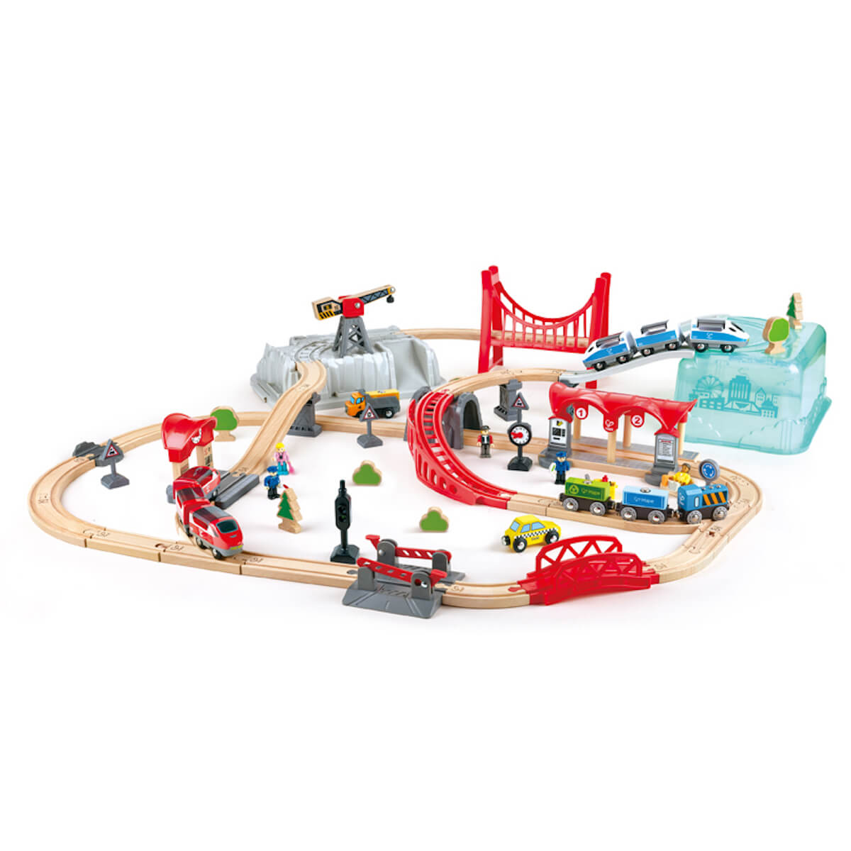 Circuit de train CITY TRAIN BUCKET Hape