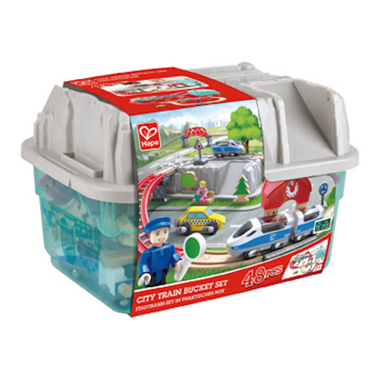 Circuit de train CITY TRAIN BUCKET Hape