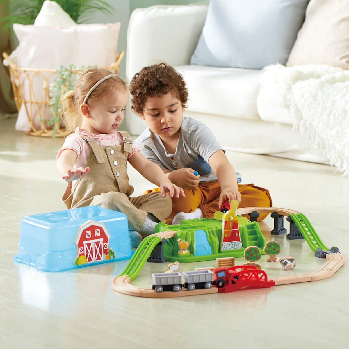 Circuit de train CITY TRAIN BUCKET Hape