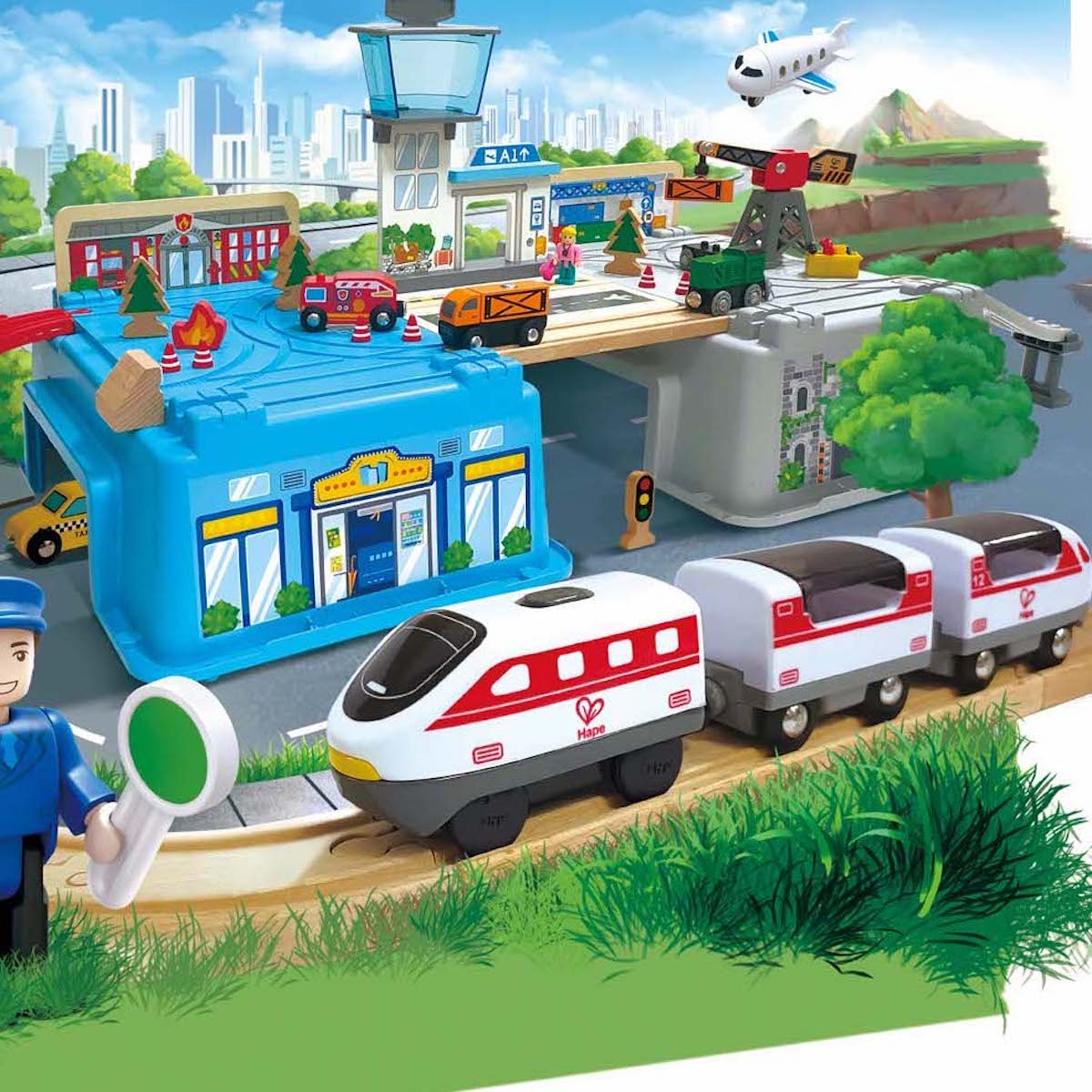 Circuit de train MEGA METROPOLIS Hape