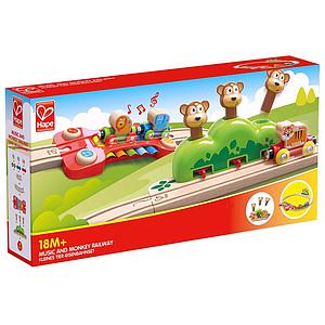 Circuit de train MONKEYS Hape