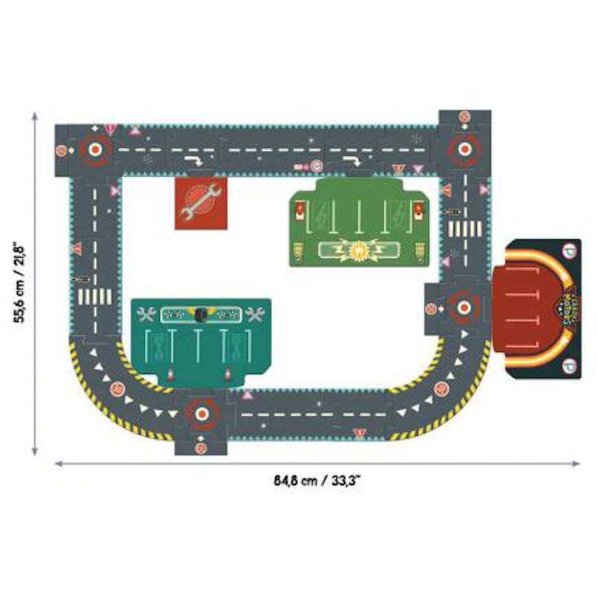 Circuit géant - 24 pcs - FSC MIX Djeco