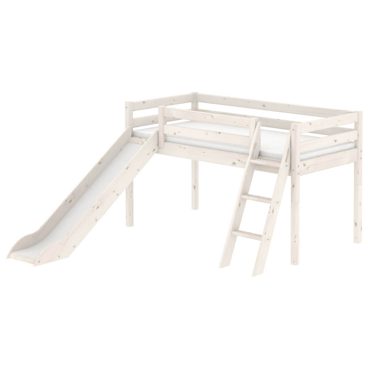CLASSIC by Flexa Barrière 1/2 blanchi pour échelle et toboggan 90x200 cm