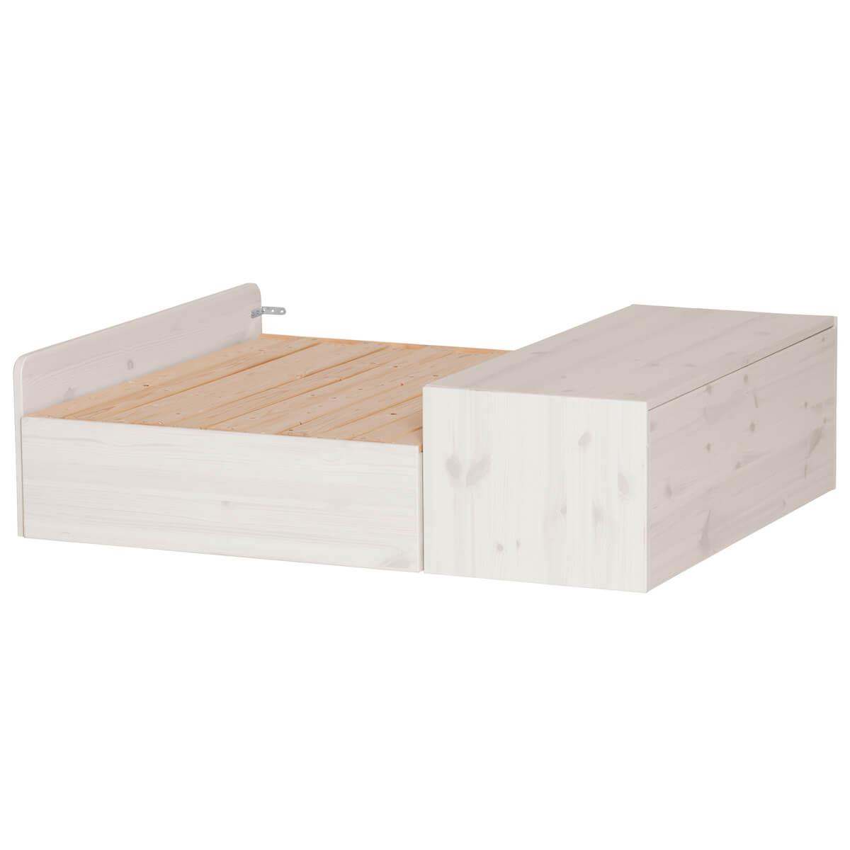 CLASSIC by Flexa Structure pour sofa sous lit blanchi