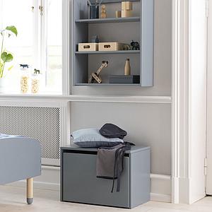 Coffre à jouets DOTS Flexa bleu