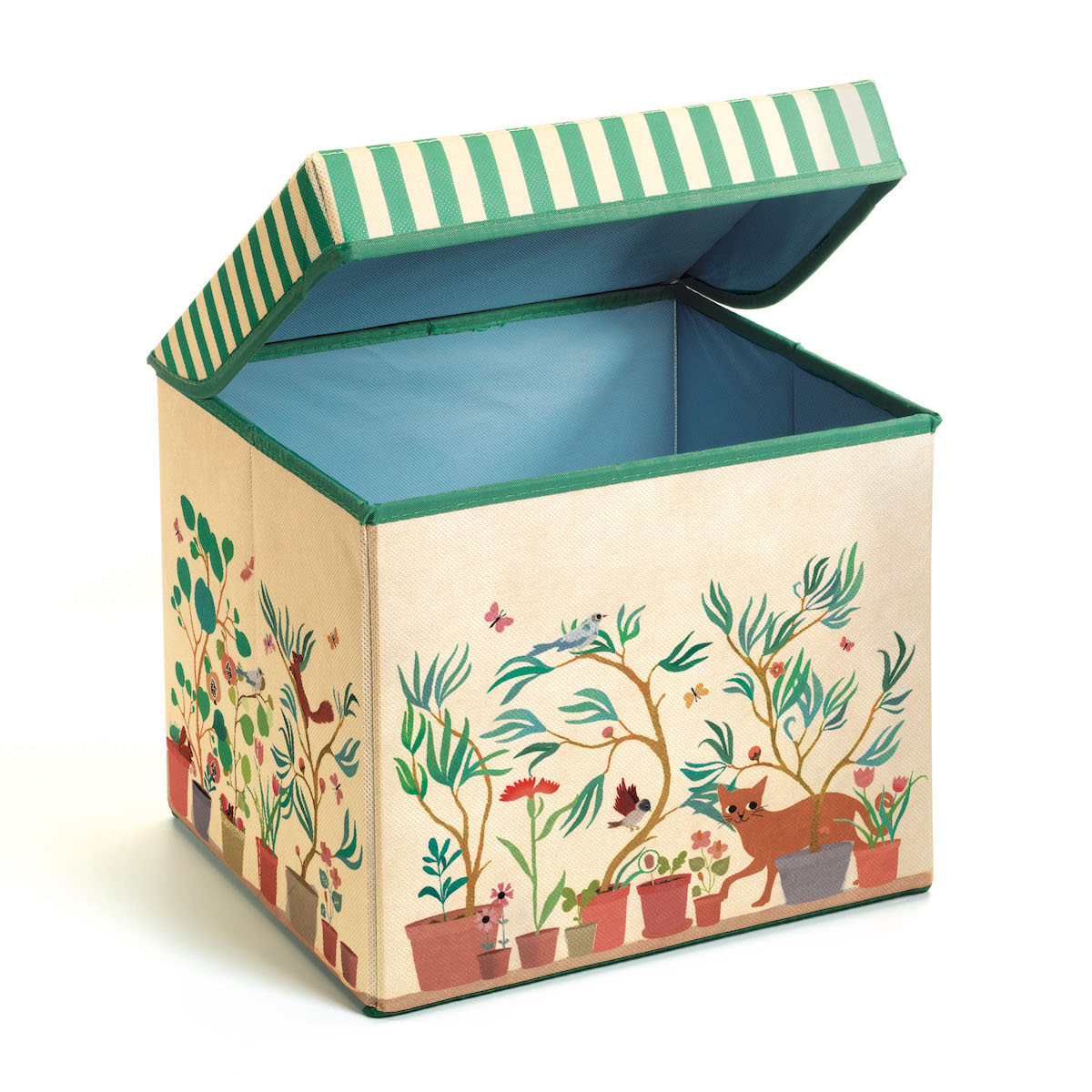 Coffre à jouets siège Jardin CACHE-CACHE Djeco