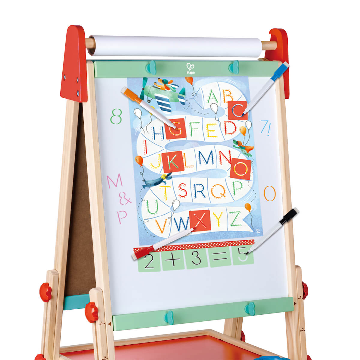 Coffret artistique : alphabet et chiffres à tracer Hape