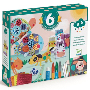 Coffret créatif Les animaux et leurs maisons LES PETITS Djeco
