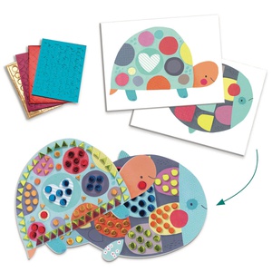 Coffret créatif Les animaux et leurs maisons LES PETITS Djeco