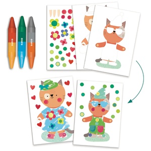 Coffret créatif Les animaux et leurs maisons LES PETITS Djeco