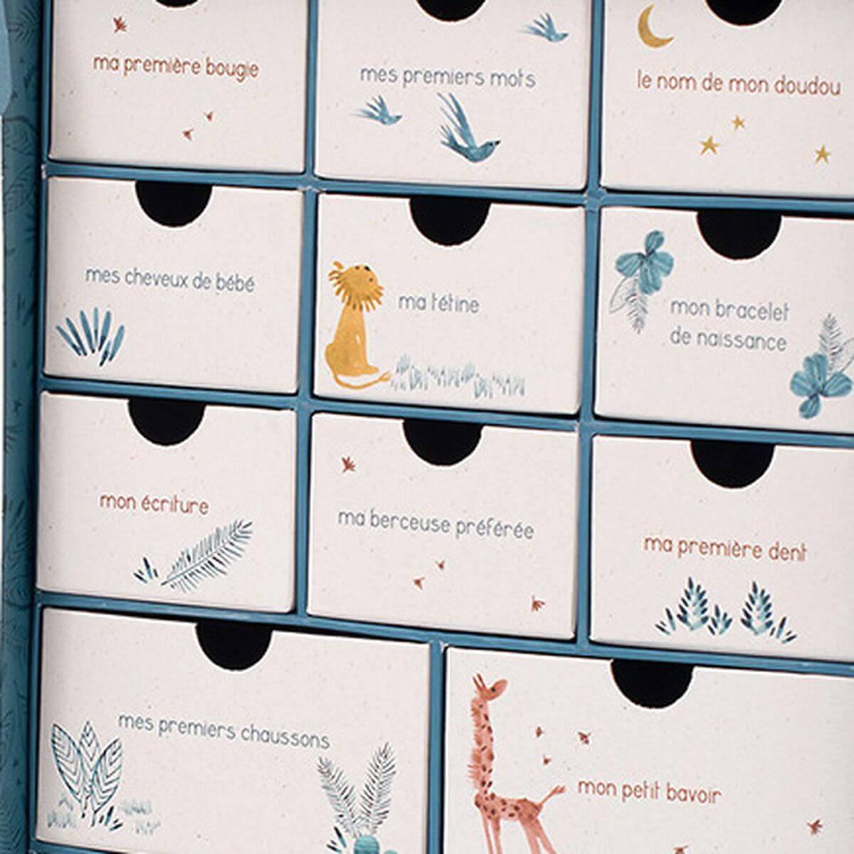 Coffret naissance FR SOUS MON BAOBAB Moulin Roty