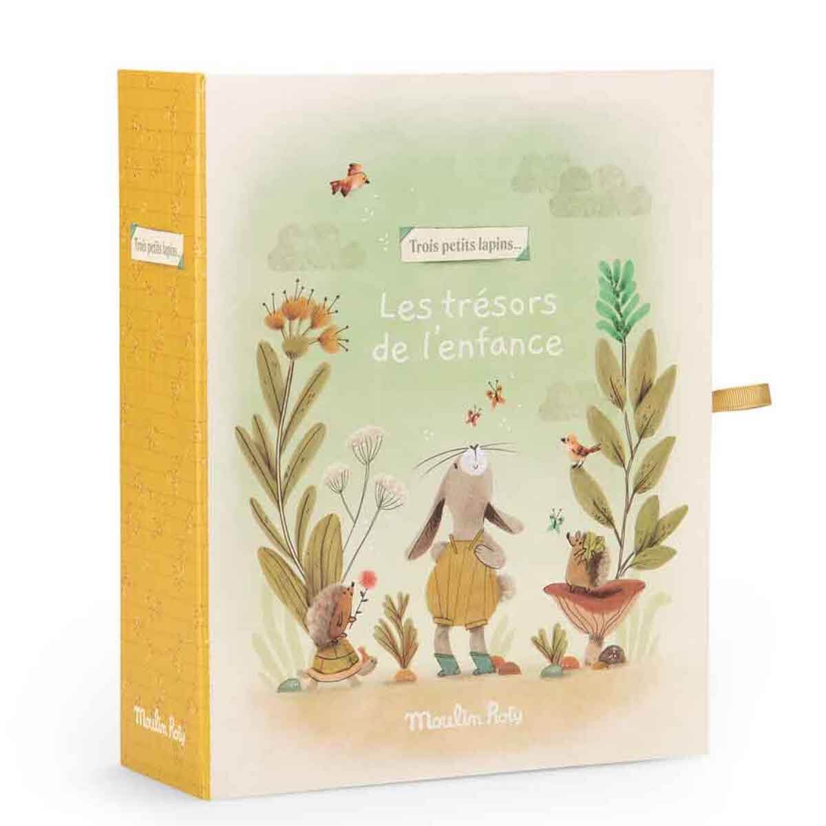 Coffret naissance TROIS PETITS LAPINS Moulin Roty