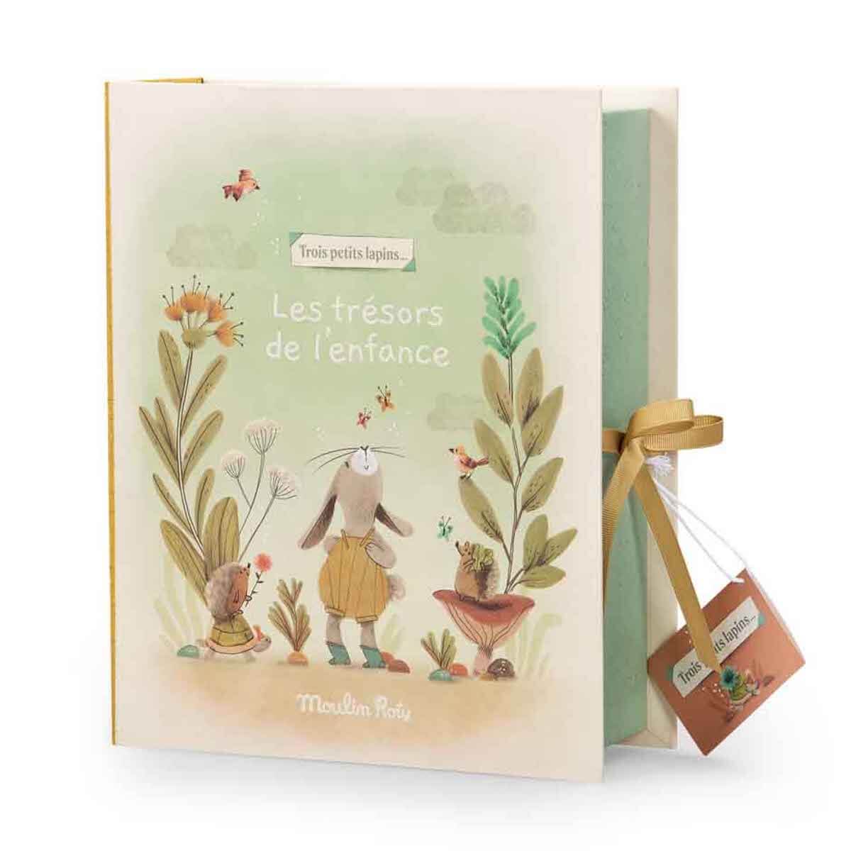 Coffret naissance TROIS PETITS LAPINS Moulin Roty