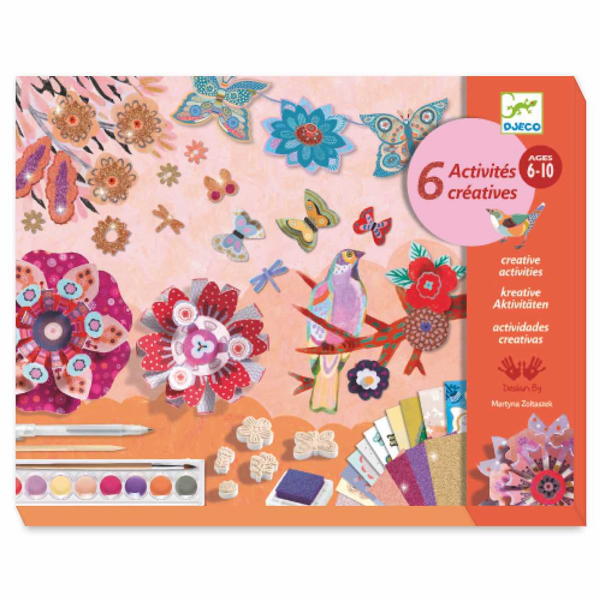 Coffrets multi-activités  Le jardin de fleurs Djeco