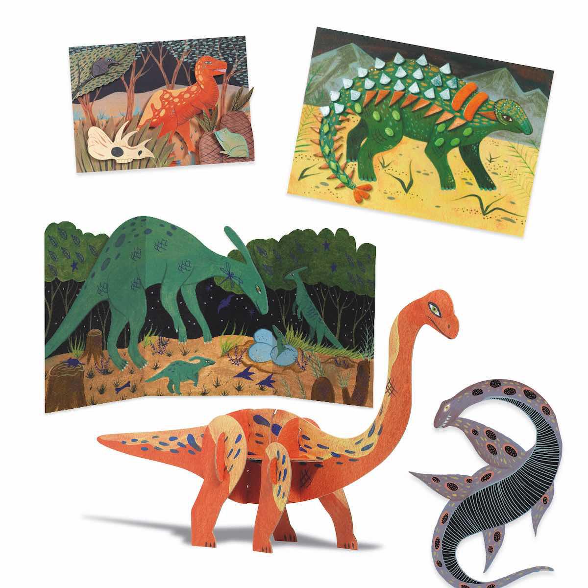 Coffrets multi-activités  Le monde des dinosaures Djeco