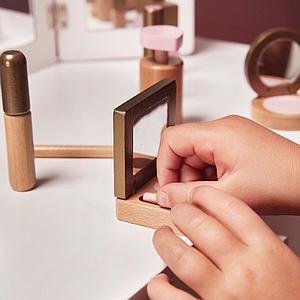 Coiffeuse-tabouret Astrup blanc