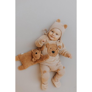 Cojín térmico TEDDY Wooly Organic caramel brown