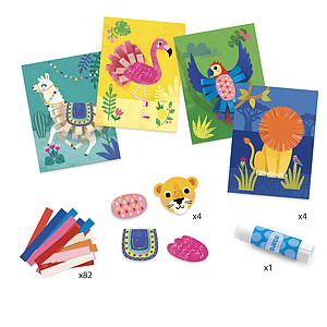 Collages des petits Avec des bouclettes Djeco