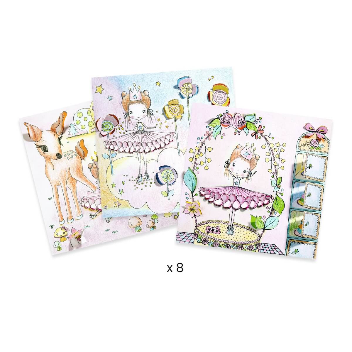 Coloriage Les petites portes de Pupi Djeco