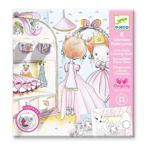 Coloriage Les petites portes de Pupi Djeco