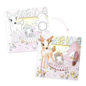 Coloriage Les petites portes de Pupi Djeco