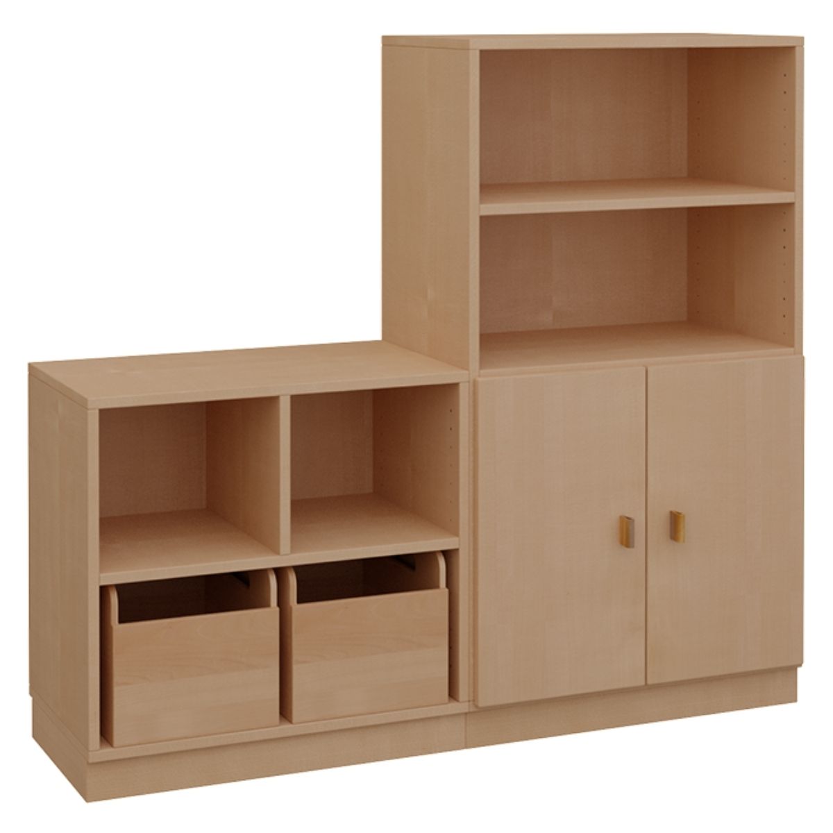 Combinaison d'étagères 1 DELUXE de Breuyn finition huilée naturelle