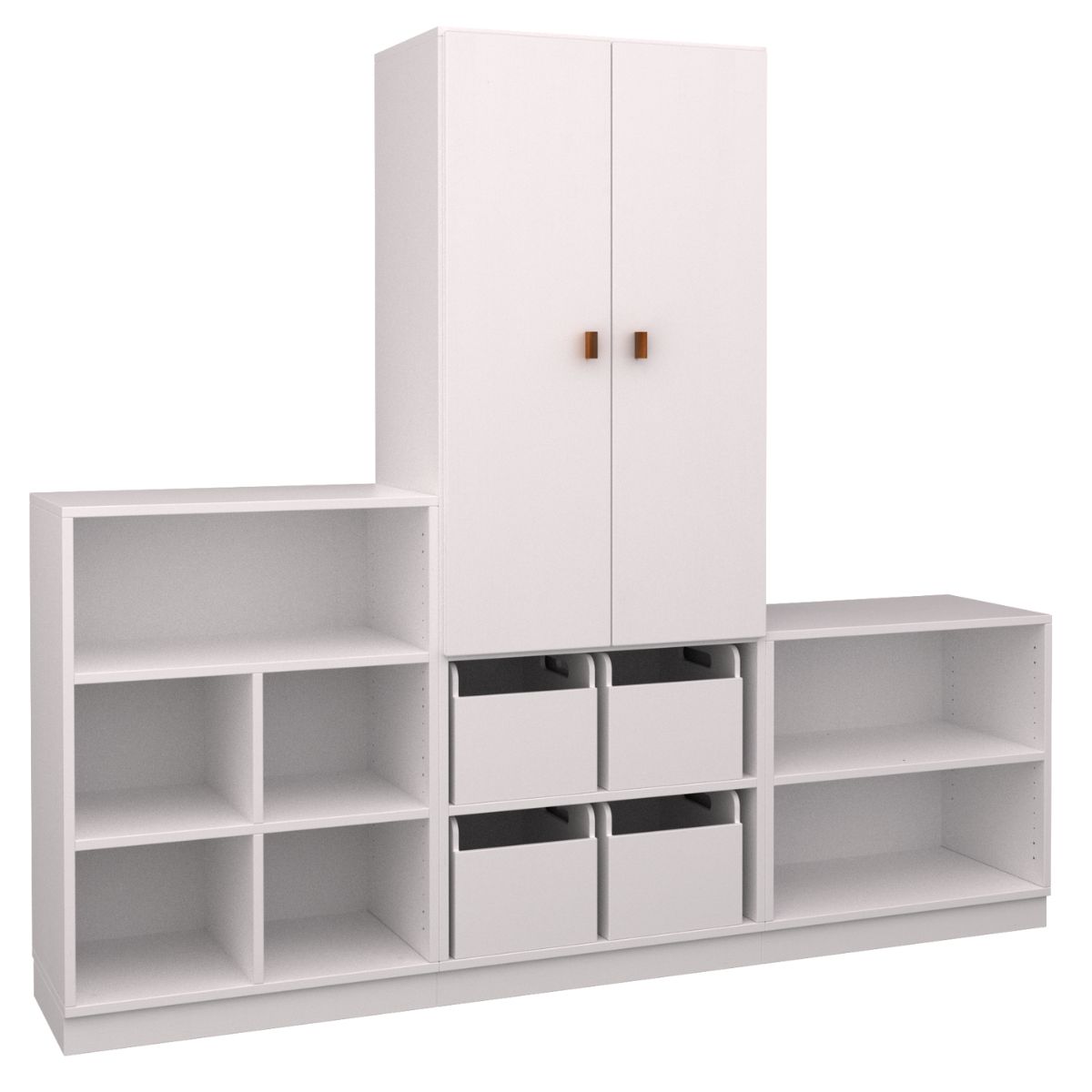 Combinaison d'étagères 3 DELUXE de Breuyn blanc