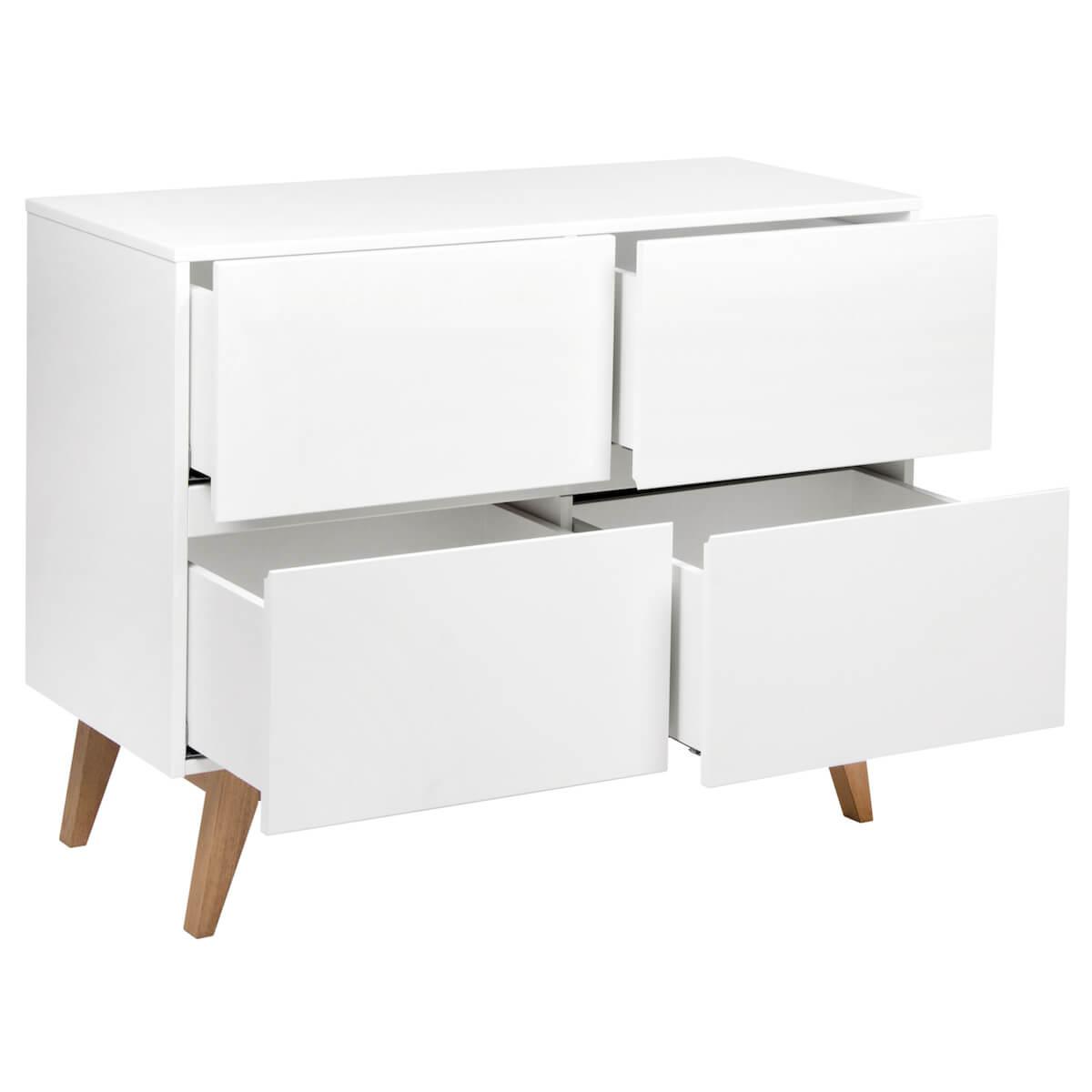 Commode 110x90cm TRENDY Quax blanc