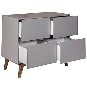 Commode 110x90cm TRENDY Quax Griffin grey