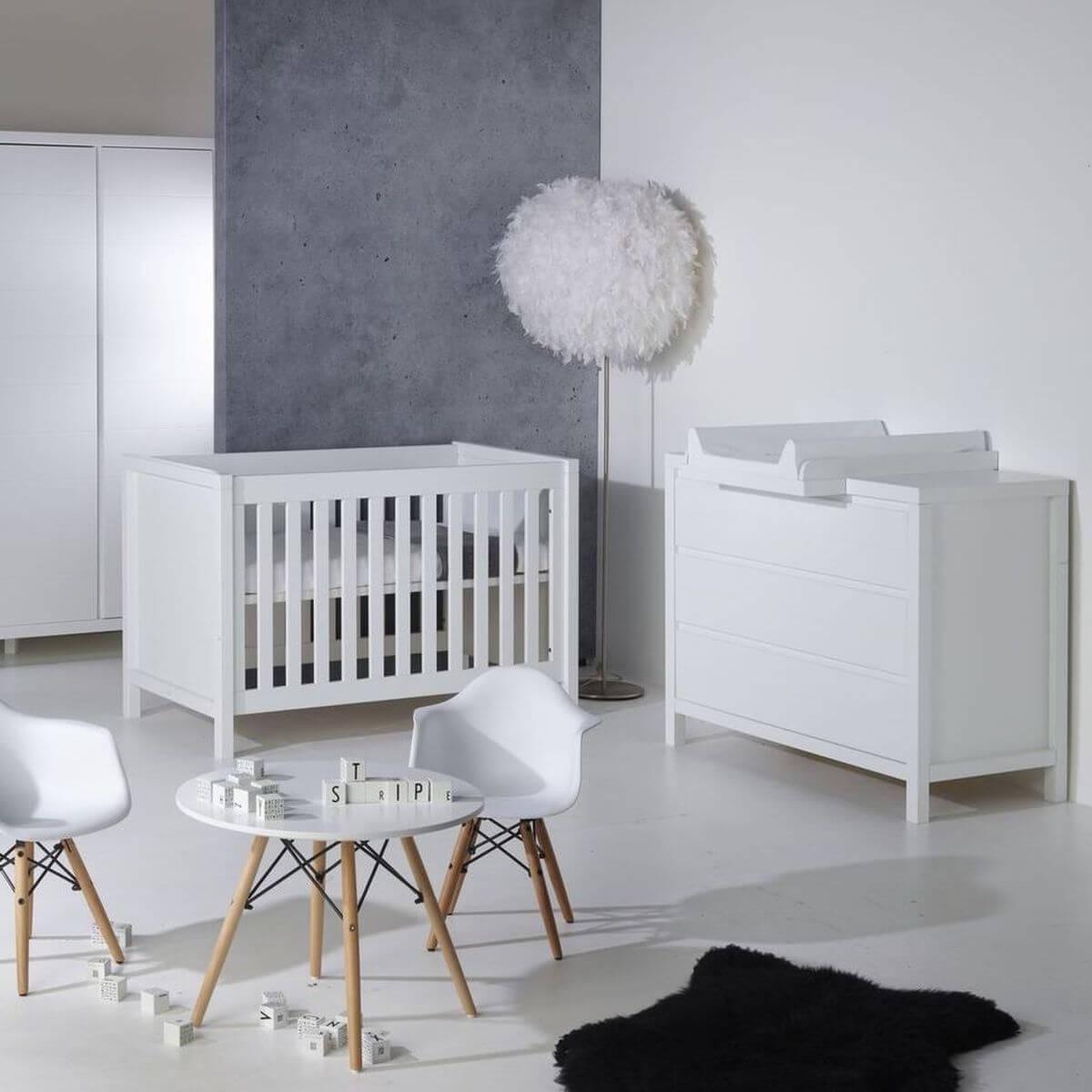 Commode 113x90cm STRIPES Quax blanc