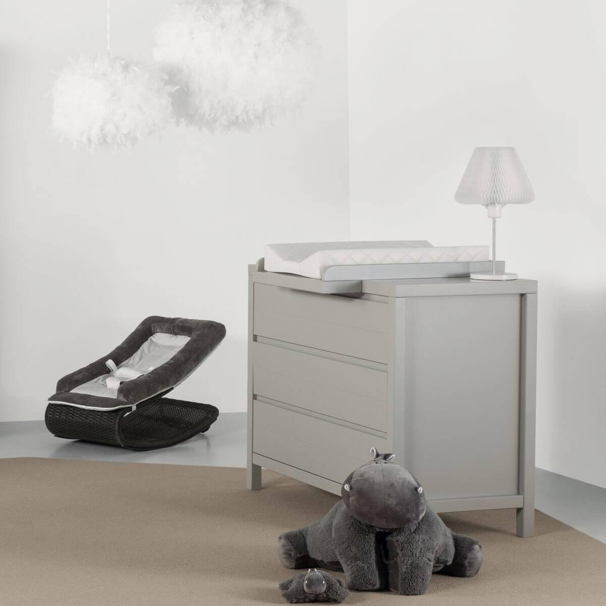 Commode 113x90cm STRIPES Quax Griffin grey