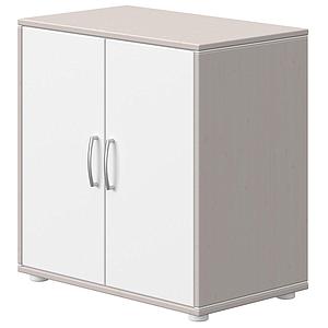 Commode 2 portes CLASSIC Flexa grey washed-blanc