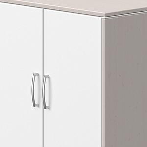 Commode 2 portes CLASSIC Flexa grey washed-blanc