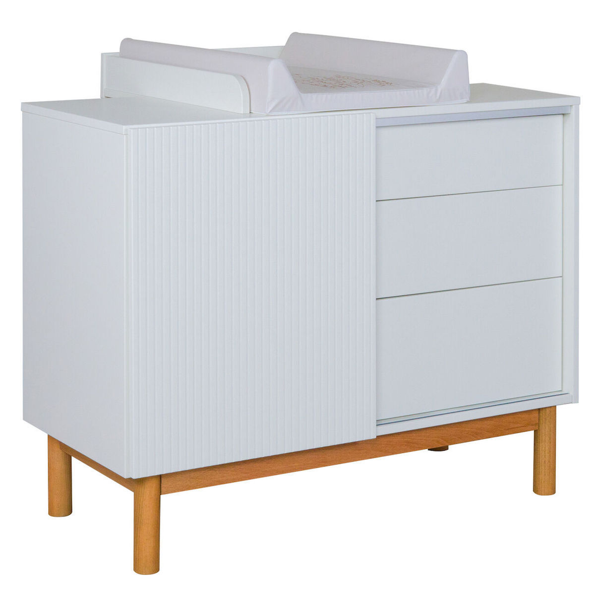 Commode 3 tiroirs MOOD Quax blanc