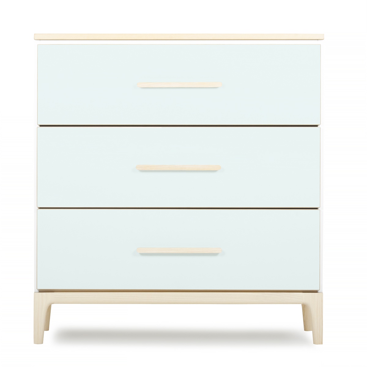 Commode 3 tiroirs NADO Curve finition frêne mint