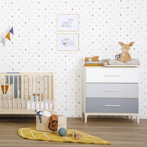 Commode 3 tiroirs NADO Curve finition frêne mint