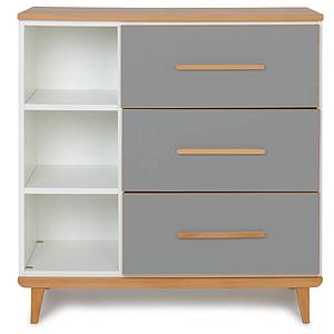 Commode 3 tiroirs NADO slate grey