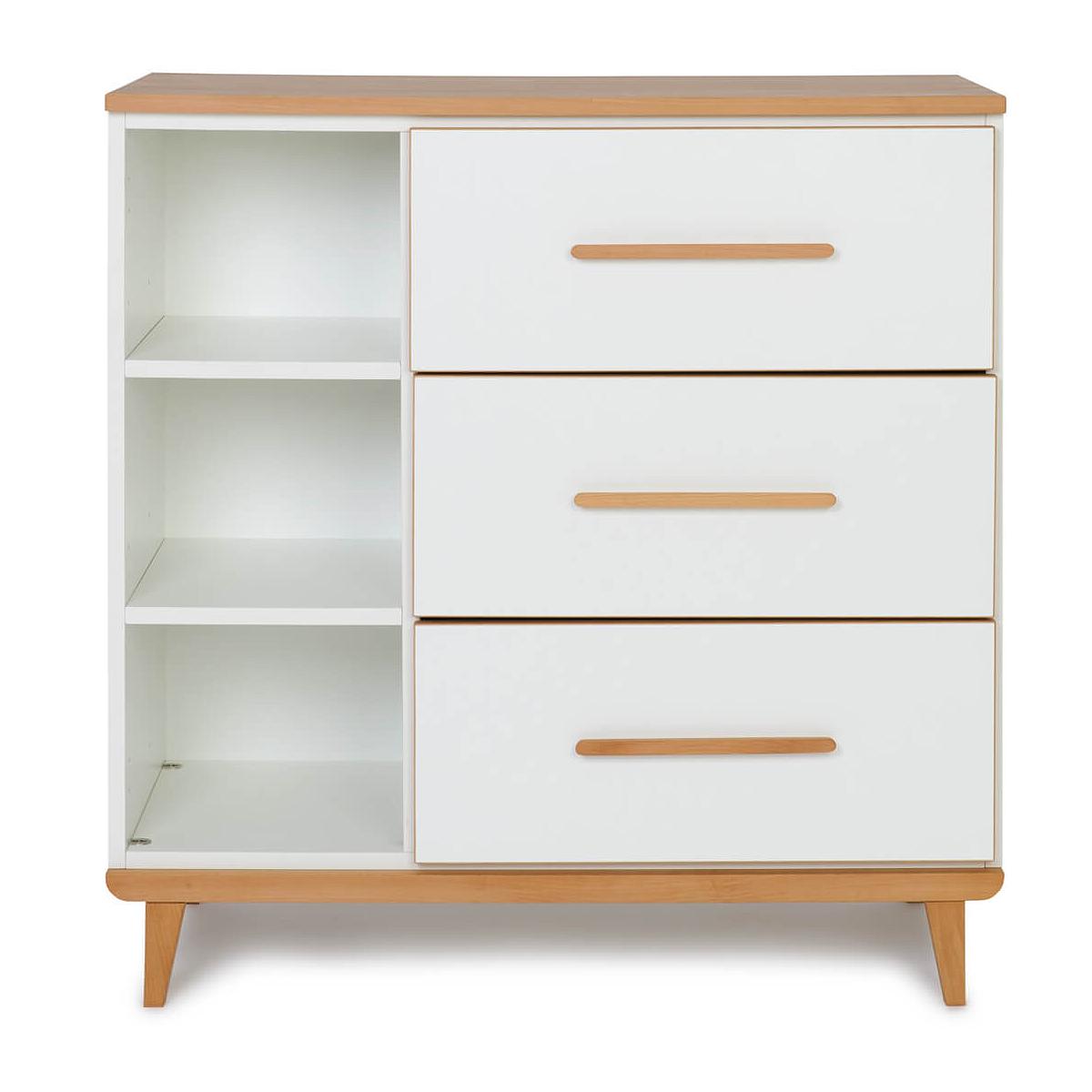 Commode 3 tiroirs NADO white