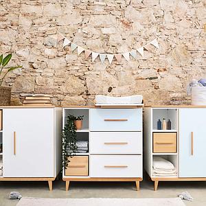 Commode 3 tiroirs NADO white