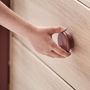 Commode 3 tiroirs POPSICLE Flexa chêne-cherry