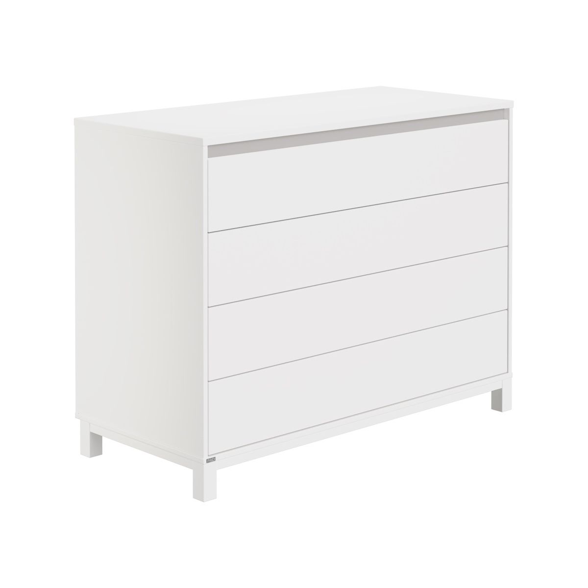 Commode 4 tiroirs OLLI Paidi blanc gris ardoise